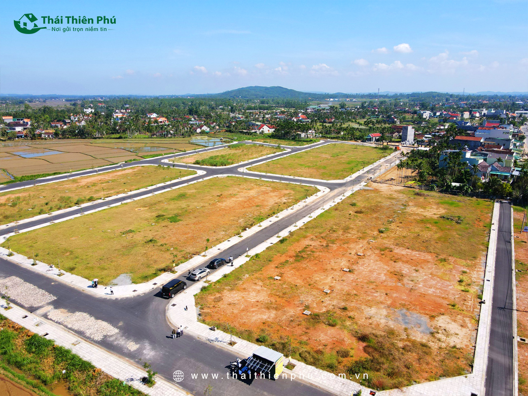 Hình ảnh Flycam dự án Thiên Phú Center tại Quảng Ngãi